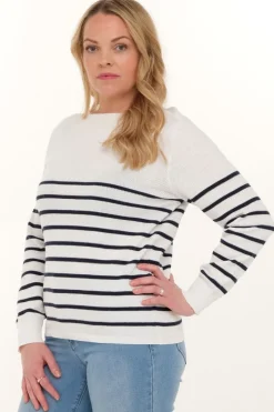 Zavanna Aletta genser Off-white/marine New