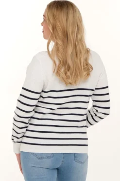 Zavanna Aletta genser Off-white/marine New
