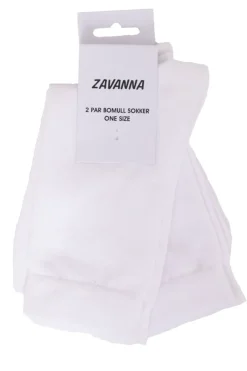 Zavanna Bomullssokk 2 par Hvit Outlet