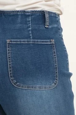 Zavanna Carmen bootleg jeans Blå denim Discount