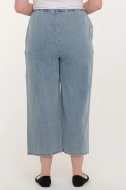 Zavanna Cissy capribukse Blå denim Outlet