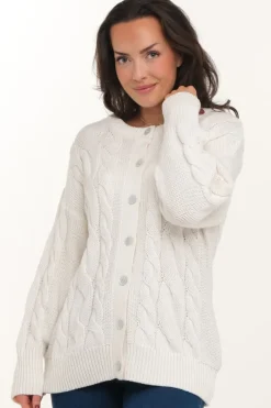 Zavanna Farida cardigan Off-white Clearance