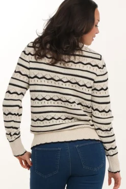 Zavanna Florentina cardigan Sand/sort Hot