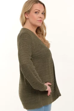 Zavanna Florry cardigan Oliven Discount