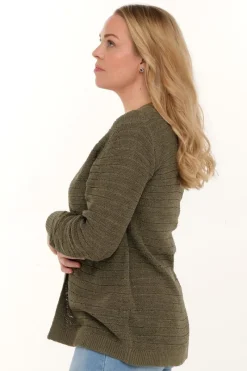 Zavanna Florry cardigan Oliven Discount