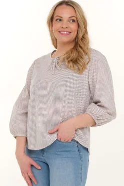 Zavanna Harissa bluse Lys beige