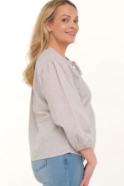 Zavanna Harissa bluse Lys beige