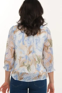 Zavanna Hazel bluse Blå Clearance