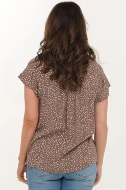 Zavanna Heline bluse Brun Clearance