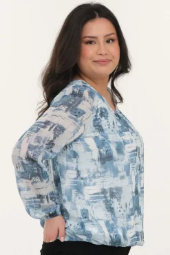 Zavanna Helmine bluse Blå New