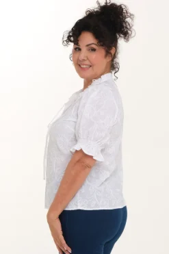 Zavanna Henrietta bluse Hvit Outlet