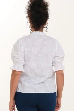 Zavanna Henrietta bluse Hvit Outlet
