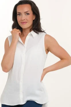 Zavanna Henrikke skjorte Offwhite Clearance
