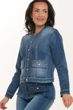 Zavanna Luna denim jakke Blå denim Hot