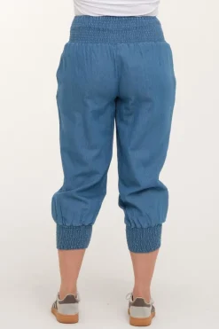 Zavanna Noa capri Blå denim Online