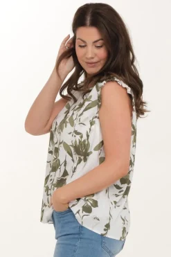Zavanna Oceana bluse Oliven Outlet