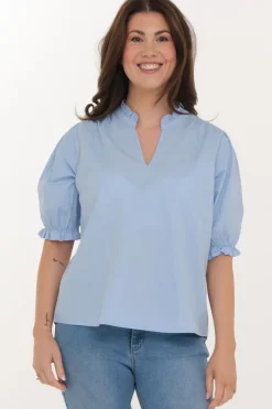 Zavanna Octavia bluse Lys blå Discount