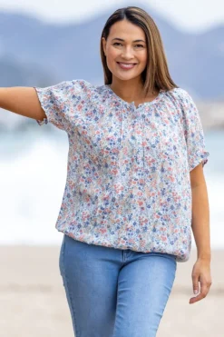 Zavanna Odessa bluse Blå Sale