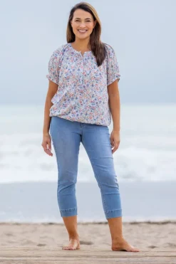 Zavanna Odessa bluse Blå Sale