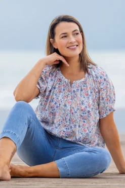 Zavanna Odessa bluse Blå Sale