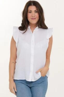Zavanna Odette bluse Hvit Discount