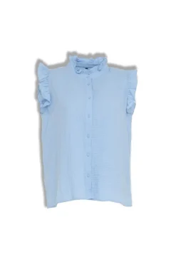 Zavanna Odette bluse Lys blå Online