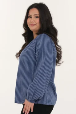 Zavanna Olianna bluse Blå Discount