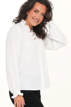 Zavanna Olise bluse Offwhite Online