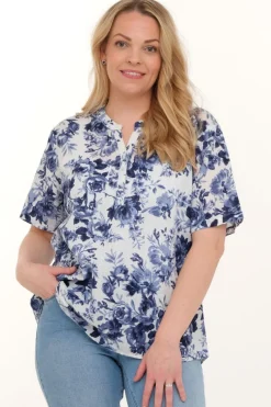 Zavanna Oprah bluse Blå Clearance