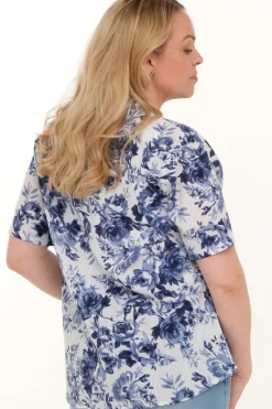 Zavanna Oprah bluse Blå Clearance