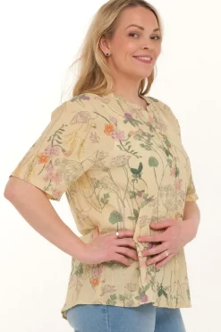 Zavanna Oprah bluse Gul Online