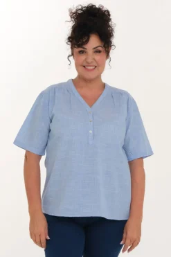 Zavanna Orakel bluse Lys blå Hot
