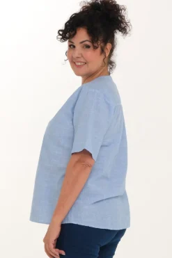 Zavanna Orakel bluse Lys blå Hot
