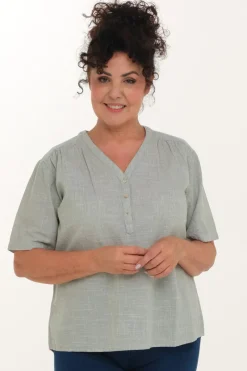 Zavanna Orakel bluse Lys oliven Clearance