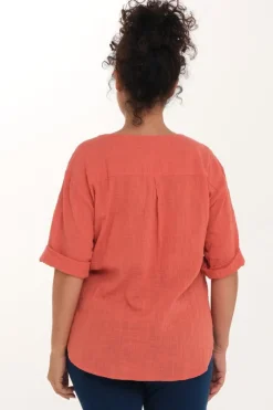 Zavanna Otea bluse Aprikos Discount