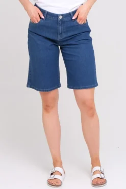 Zavanna Pauline denim bermudashorts Blå denim Online