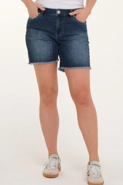 Zavanna Peggy denim shorts Mørk blå denim Clearance