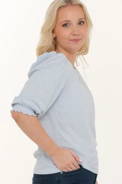 Zavanna Samrine topp Lys blå Clearance