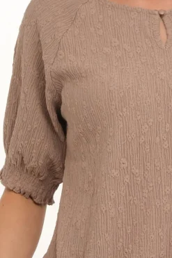 Zavanna Shio topp Lys brun Discount