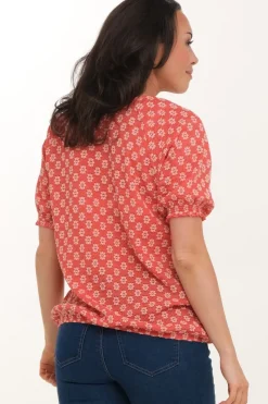 Zavanna Shio topp Aprikos Outlet