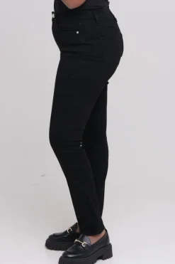 Zavanna Siri basic comfort stretch jeans Sort New