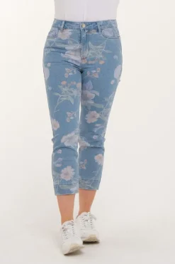 Zavanna Siri denim capri Lys blå denim Online