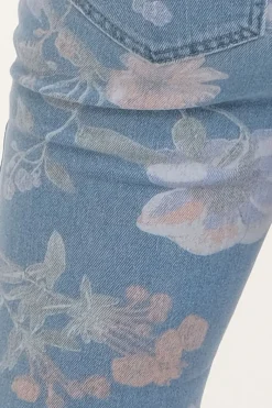 Zavanna Siri denim capri Lys blå denim Online