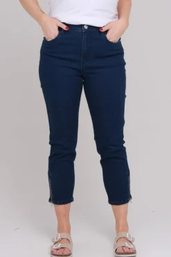 Zavanna Siri denim capri Mørk blå denim New