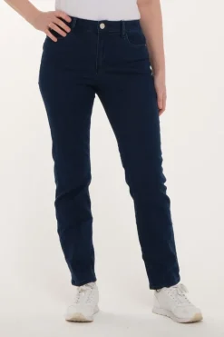 Zavanna Siri regular jeans 72 cm Mørk blå denim Sale
