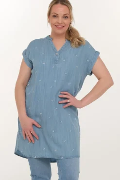Zavanna Vaiana kjole Lys blå denim Sale
